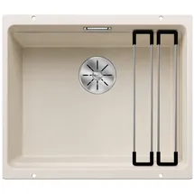 Blanco Etagon 500-U links Unterbau softweiß Handbetätigung 530 x 460 mm