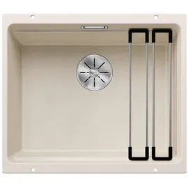 Blanco Etagon 500-U links Unterbau softweiß Handbetätigung 530 x 460 mm