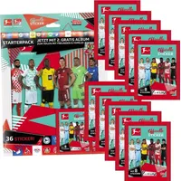 Topps Bundesliga Sammelsticker 2021/22 - Starterpack + 10 Tüten