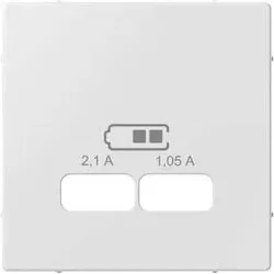 MERTEN Zentralplatte akt-ws/glanz MEG4367-0325