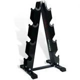 CCLIFE Hantelständer Kurzhantel Rack 4 Ebenen Stahl Belastbar Bis 300 kg