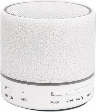 Manhattan LED-Bluetooth-Lautsprecher, - Neodym - 4 cm - 150 - 18000 Hz - Kabellos - A2DP,AVRCP,HFP,HSP - 10 m (165303)