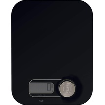 Weis 10539 Küchenwaage, Länge: 245 mm, Breite: 190 mm, schwarz