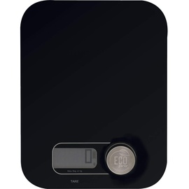 Weis 10539 Küchenwaage, Länge: 245 mm, Breite: 190 mm, schwarz