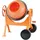 Lena Betonmischer orange 05004