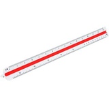 M+R M + R Dreikantmaßstab 30,0 cm, weiß