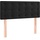 vidaXL Boxspringbett mit Matratze & LED Schwarz 100x200 cm Samt