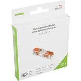 WAGO Durchgangsverbinder +Hebel max 4qmm transparent 221-2411/995-012