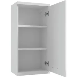 Möbel Kraft Hängeschrank ¦ weiß ¦ Maße (cm): B: 35 H: 72 T: 25.0