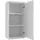Möbel Kraft Hängeschrank ¦ weiß ¦ Maße (cm): B: 35 H: 72 T: 25.0