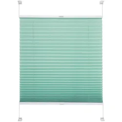 Liedeco Plissee »Pastell«, Lichtschutz, ohne Bohren, verspannt, Klemmfix-Plissee, Pastell Liedeco grün 150 cm