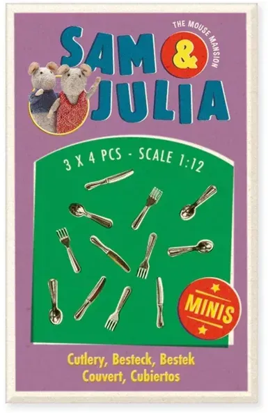 Sam & Julia Miniatur-Besteck 1:12