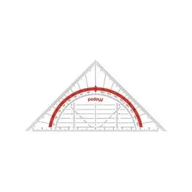 Maped Geometrie-Dreieck Flex 16,0 cm transparent
