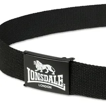 Lonsdale Gürtel Starbotton Polyester schwarz/weiß 130