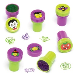 Selbstfärbende Stempel Halloween (pro Set 10) Halloween Bastelbedarf