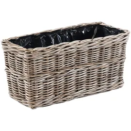 Kobolo Blumenbank LAURO 62 x 29 x 29 cm Grau