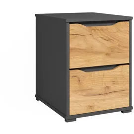 Vicco Nachtschrank Ruben 40,2 x 53,6 x 48 cm Eiche
