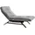 KAWOLA Relaxliege AMERIVA Polyester 80 x 110 x 158 cm Grau mit Kissen und Kopfteil