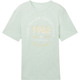 TOM TAILOR T-Shirt mit Label-Print, mint XL