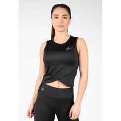 Estelle Gedrehtes Crop-Top - Schwarz - XS XS