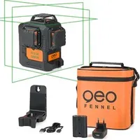 geo-FENNEL FLG 6X-GREEN Kreuzlinienlaser 3 x 360°, grün, selbstnivellierend, 30 m