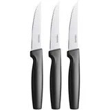 Fiskars Functional Form Steakmesser 11 cm 3-tlg. Schwarz