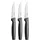 Fiskars Functional Form Steakmesser 11 cm 3-tlg. Schwarz