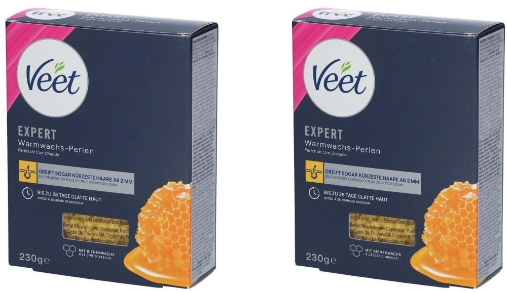 Veet Expert Warme Enthaarungswachsperlen mit Bienenwachs