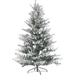 Künstlicher Weihnachtsbaum schneebedeckt 180 cm weiß BRISCO