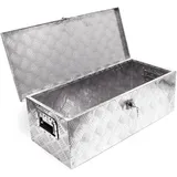 Wiltec Werkzeugbox Alu 76x32x24,5 cm Silber