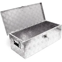 Wiltec Alubox Aluminium 76x32x24,5 cm Silber