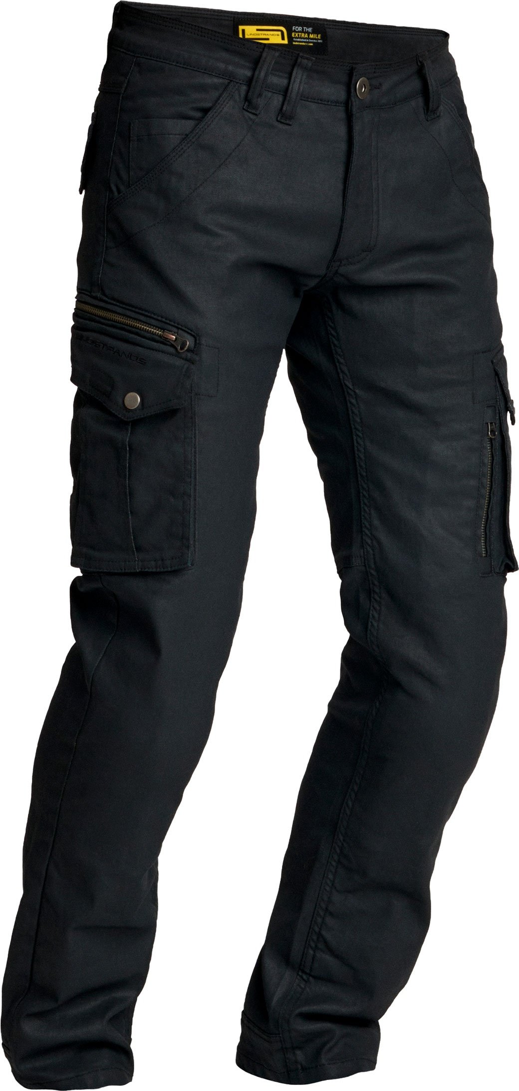 Lindstrands Luvos, pantalon cargo - Noir - 52