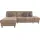 sit&more Ecksofa SIT & MORE "Clio L-Form", beige, B:246cm H:89cm T:165cm, Sofas, Ecksofa, wahlweise mit Bettfunktion oder Vorziehsitz und Bettkasten, Federkern
