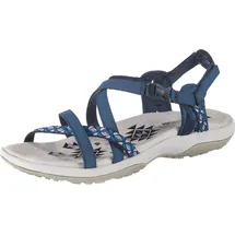 SKECHERS Reggae SLIM-VACAY-40955 Slingback Sandalen, Blau Navy, 38 EU