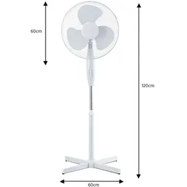 V-Tac 40 cm Standventilator weiß