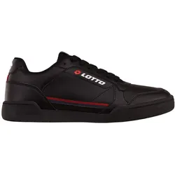 Sneaker, - besonders vielseitig zu kombinieren, Gr. 47, BLACK-RED, , 69075345-47