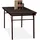 Relaxdays Gartentisch klappbar 166 x 78 x 76 cm Braun