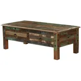 Garden Pleasure KALANKA Beistelltisch Massivholz braun 115,0 x 55,0 x 40,0 cm