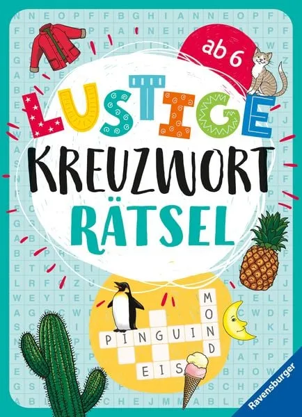 Preisvergleich Produktbild Ravensburger Lustige Kreuzworträtsel - Rätselblock ab 6 Jahre