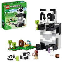 LEGO 21245 Minecraft Das Pandahaus Set, bewegliches Panda-Spielzeug-Haus