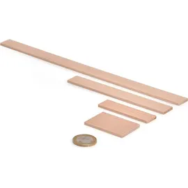 Metrie 200 Stück 1/4 Holzstäbchen