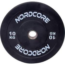nordcore Bumper Plate 50mm 10 kg schwarz