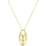Fascination by Ellen K. Kette mit Anhänger Gold 375 gelb