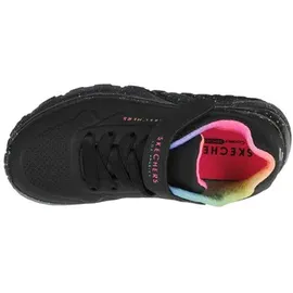 SKECHERS kinderschuhe Uno Lite Rainbow Specks Schwarz, 28