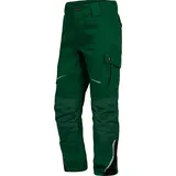 Triuso Flex-Line Kinder Bundhose Arbeitshose Reflex Cargohose Junior Hose (grün-schwarz, 136/140) - 98-164