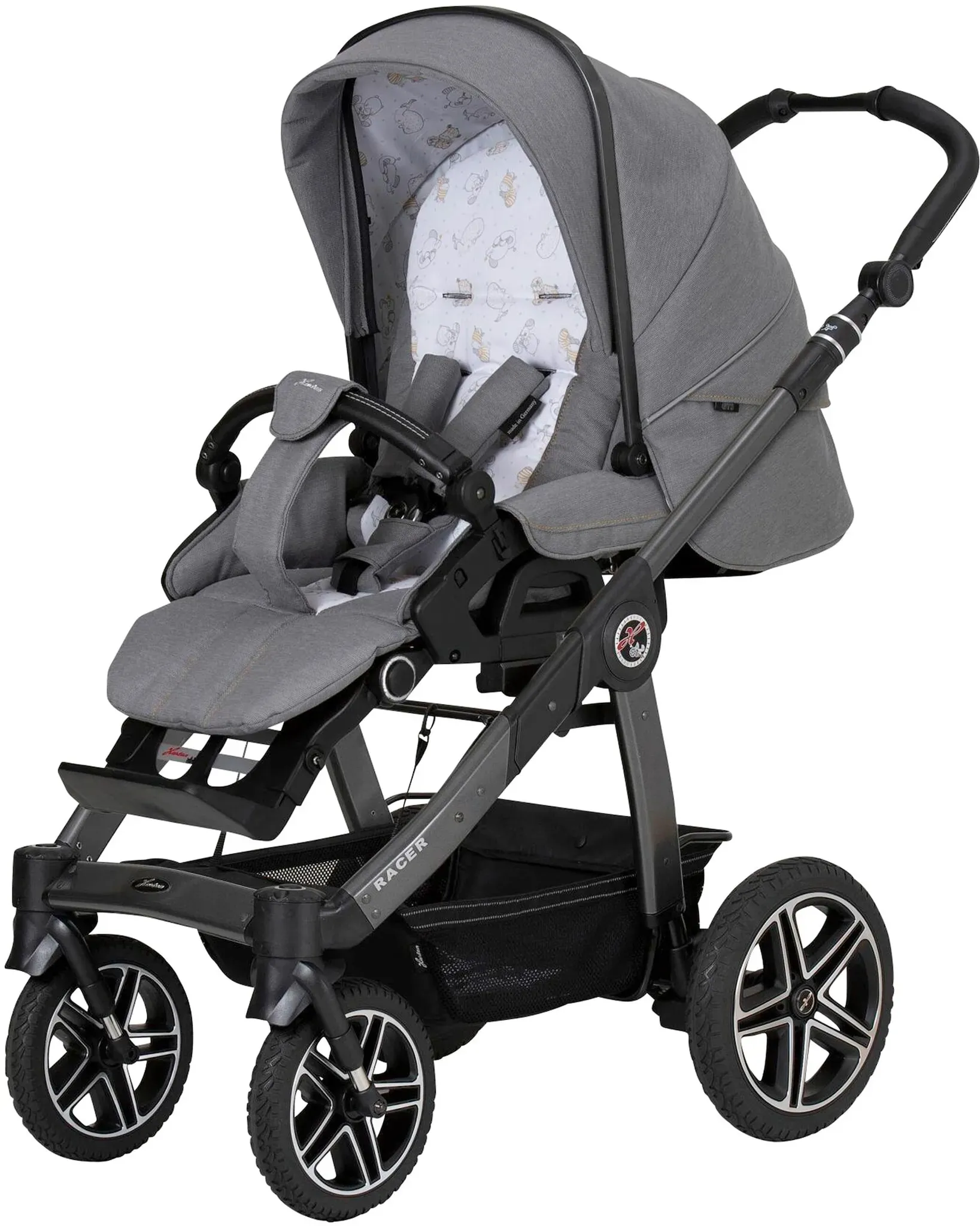 Hartan Kinderwagen Racer GTS, grau