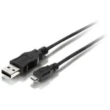 Equip 128523 USB 2.0 A auf Micro-B Kabel, 1.8m , M/M, Schwarz