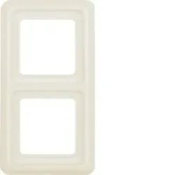 Berker 1329 Rahmen 2fach mit Dichtung UP IP44 weiß