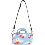 WOUF Handtasche Studio hellblau / grün / rot / offwhite