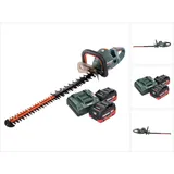 Metabo HS 18 LTX BL 65 Akku Heckenschere 18 V 60 cm Brushless + 2x Akku 8,0 Ah + Ladegerät